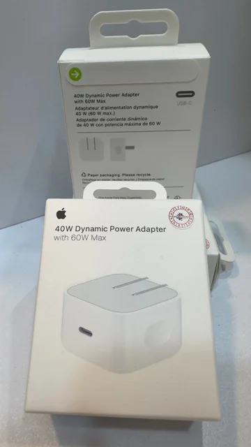 آداپتور اورجینال ۴۰ وات دو پین آیفون Dynamic power Adaptor With 60 W Max